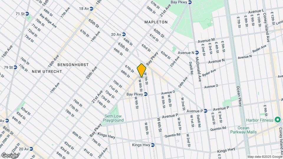 1415 W 8th St Map and Location Details