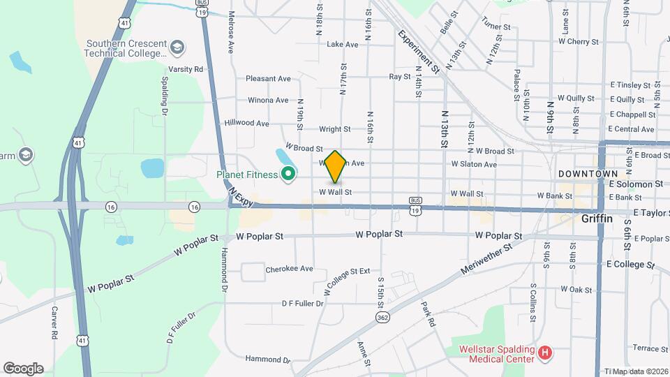 1109 W Wall St Map and Location Details