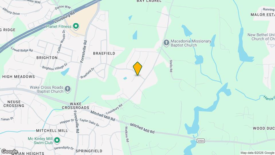 3816 Tritonville Wy Map and Location Details