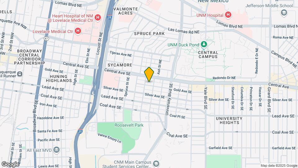 1517 Gold Ave SE Map and Location Details