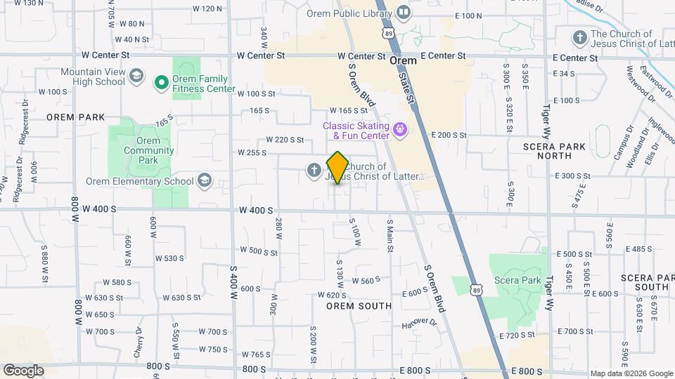 361 S 150 W Map and Location Details