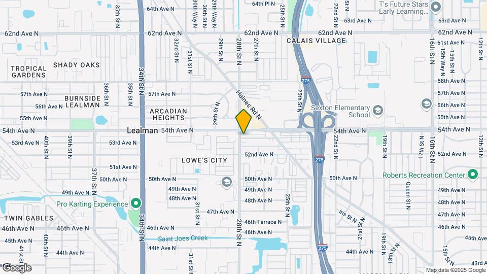2753 53rd Ave N Map and Location Details
