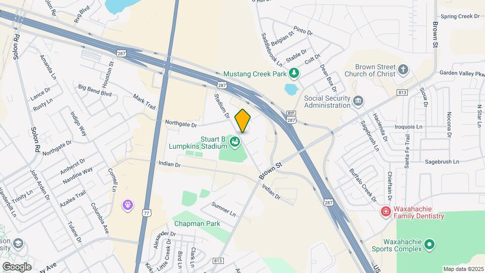 100 High School Dr Map and Location Details