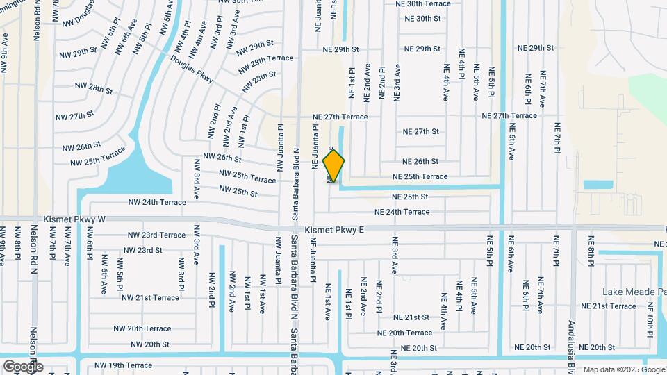 2507 NE 1st Ave Map and Location Details