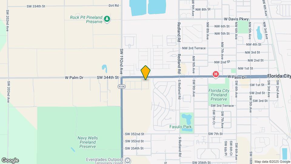 18932 SW 344th Ter Map and Location Details