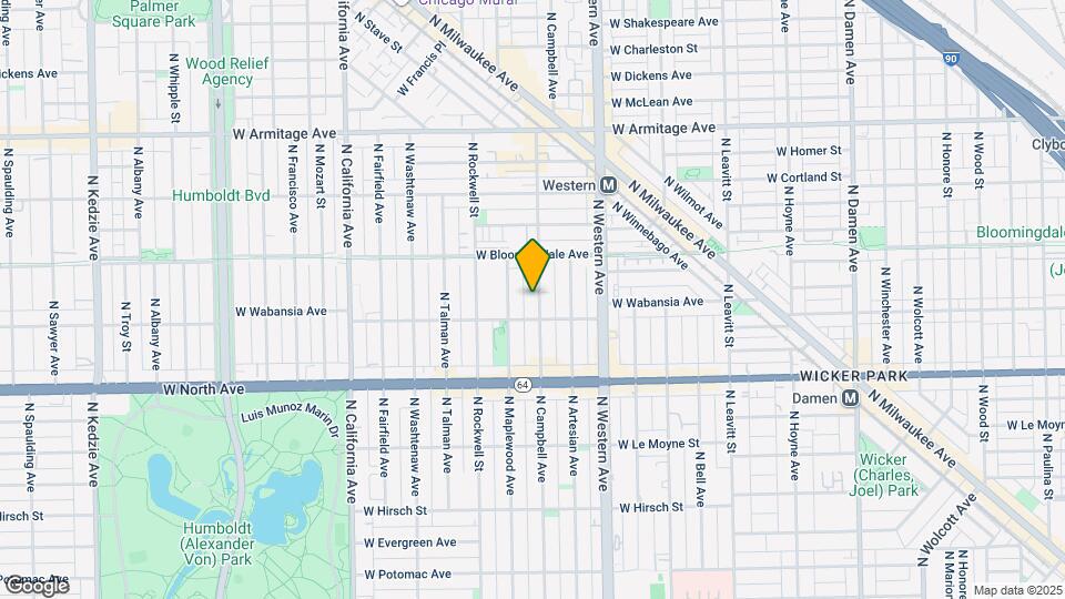 1718 N Campbell Ave, Unit G Map and Location Details