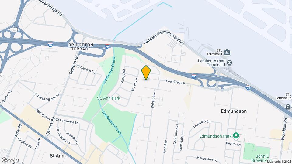 10900 Pear Tree Ln Map and Location Details