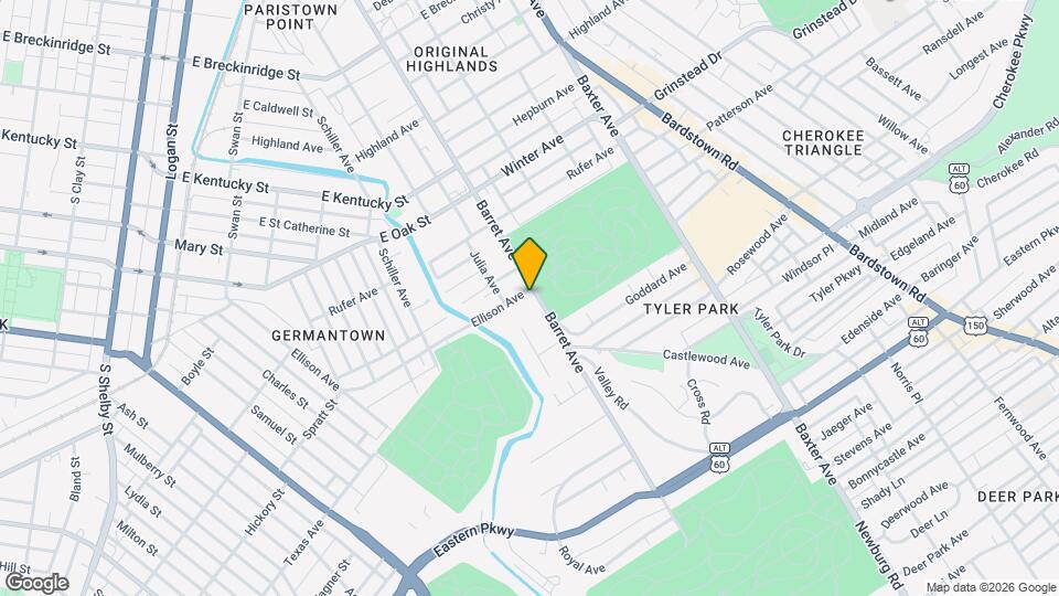 1200 Barret Ave Mapa y Detalles de la Ubicación