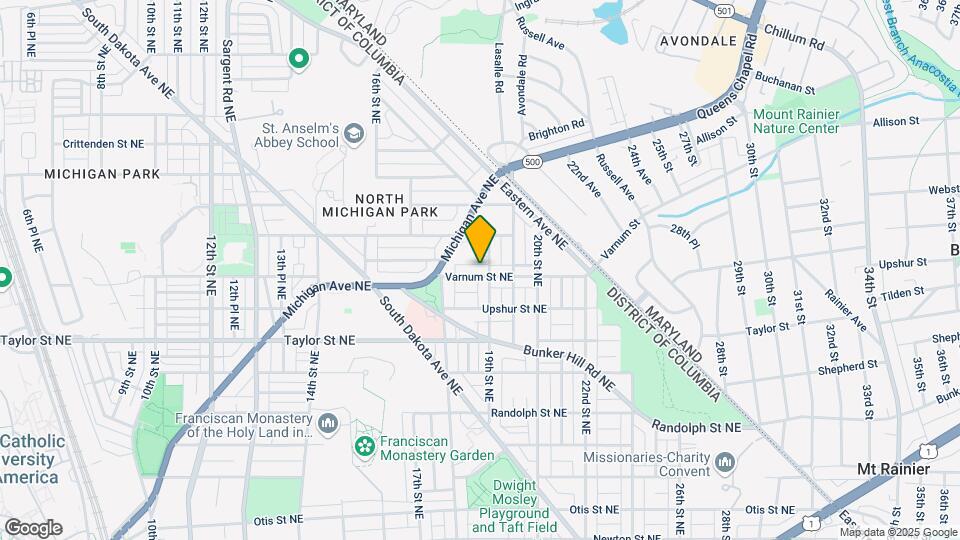 1836 Varnum St NE Map and Location Details