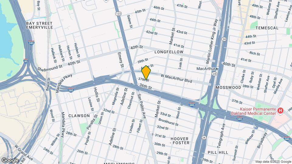 975 37th St Map and Location Details