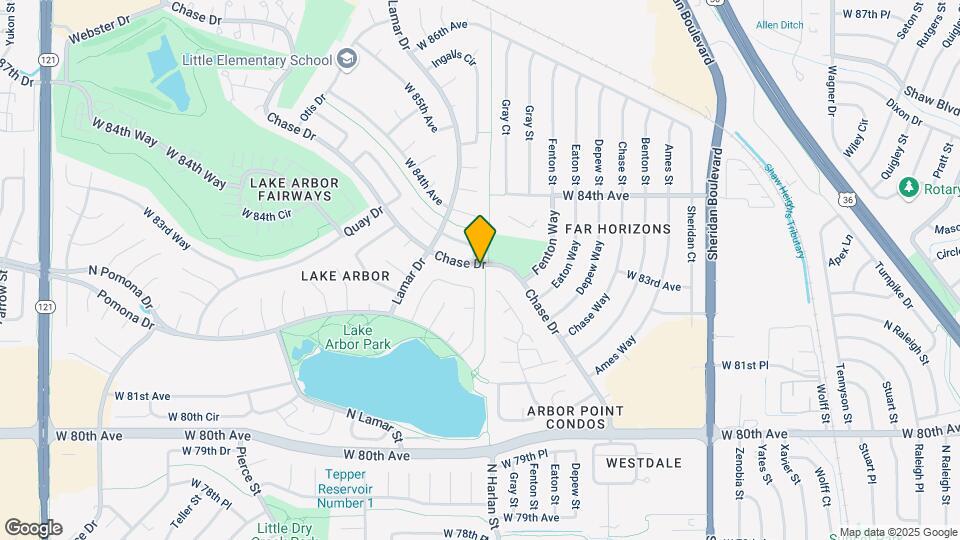 8301 Chase Dr Map and Location Details