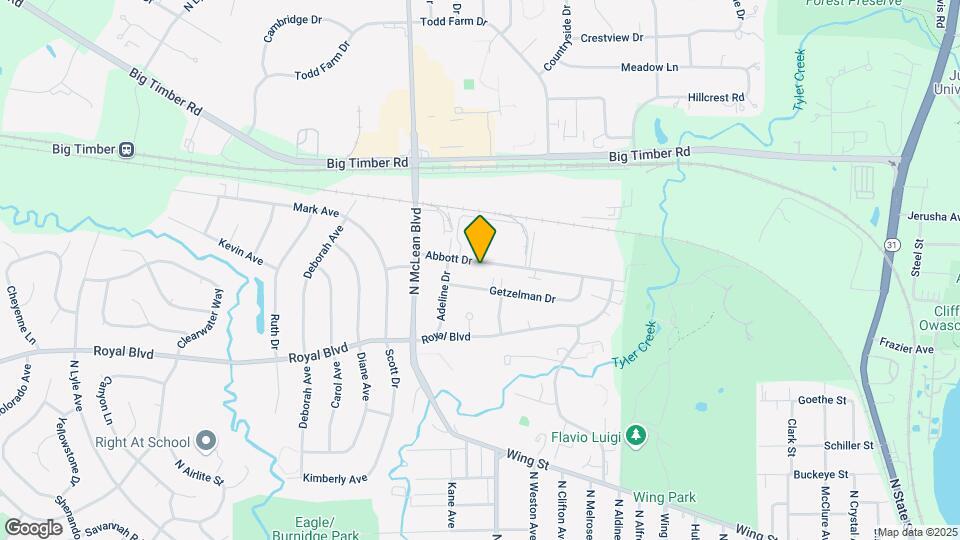 1415 Abbott Dr Map and Location Details