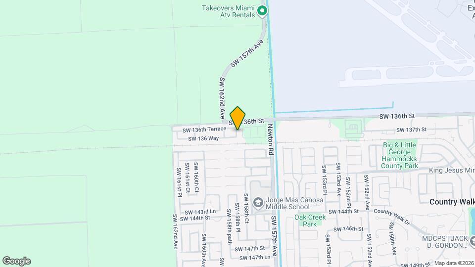 13655 SW 158th Pl Map and Location Details