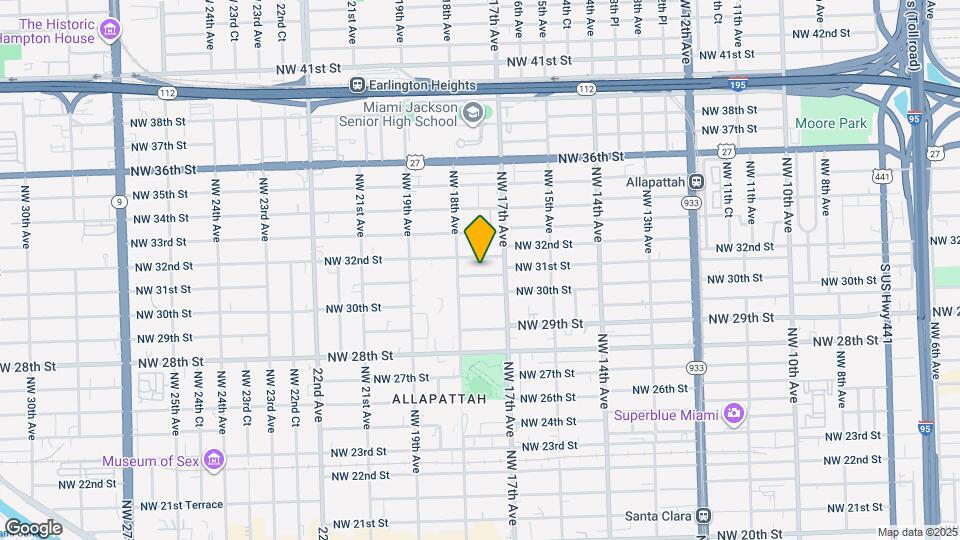 1747 NW 31st St Map and Location Details