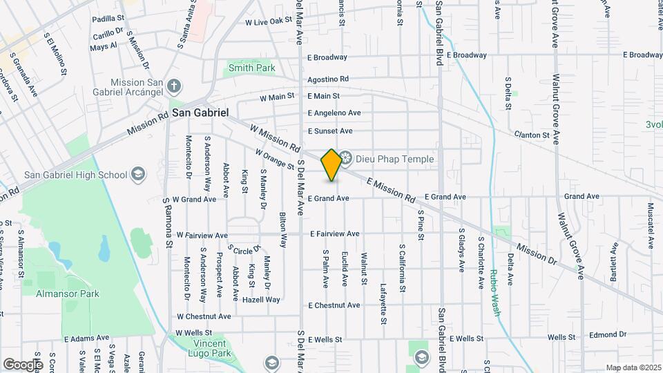 819 Euclid Ave Map and Location Details