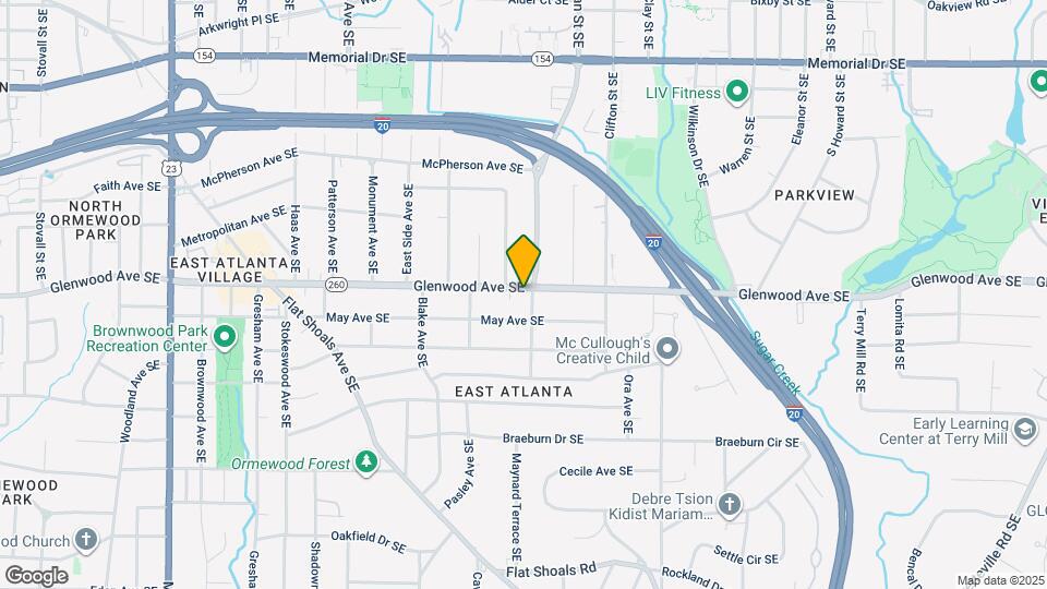 1597 Glenwood Ave SE Map and Location Details
