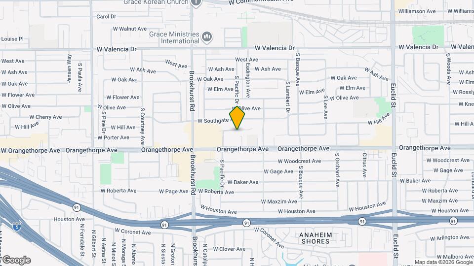 1600 W Hill Ave, Unit 1600 W Hill Ave Map and Location Details