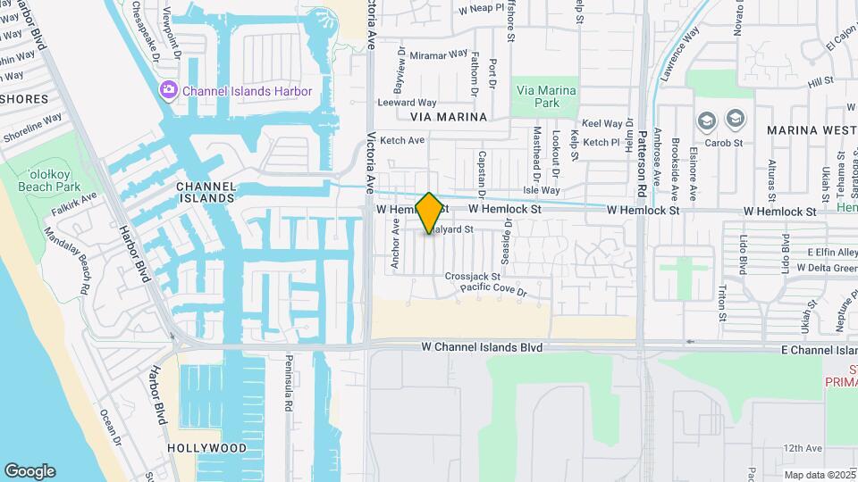 2627 Spinnaker Ave Map and Location Details