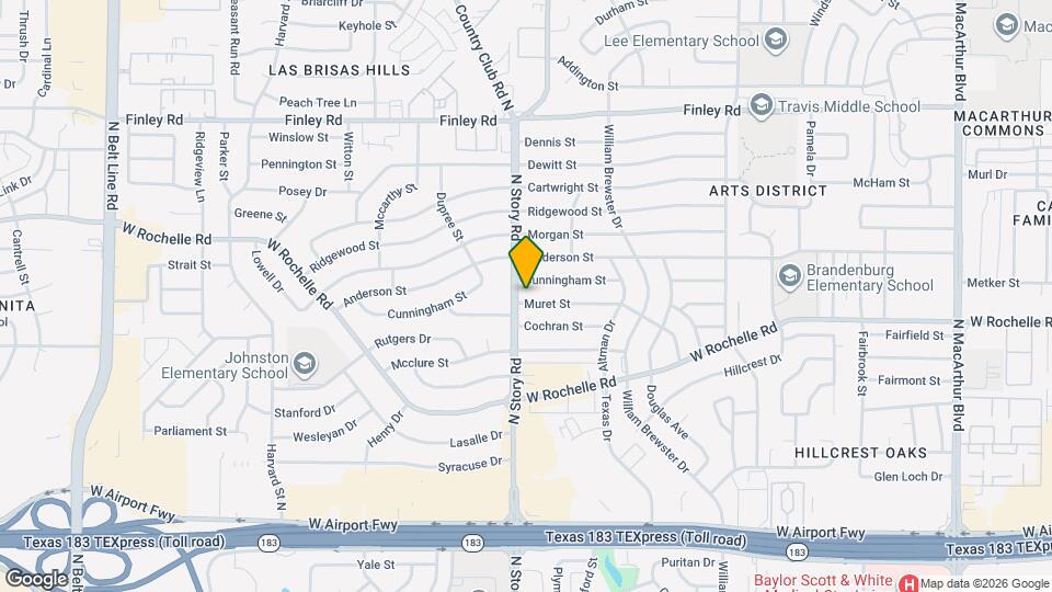 2321 Muret St Map and Location Details