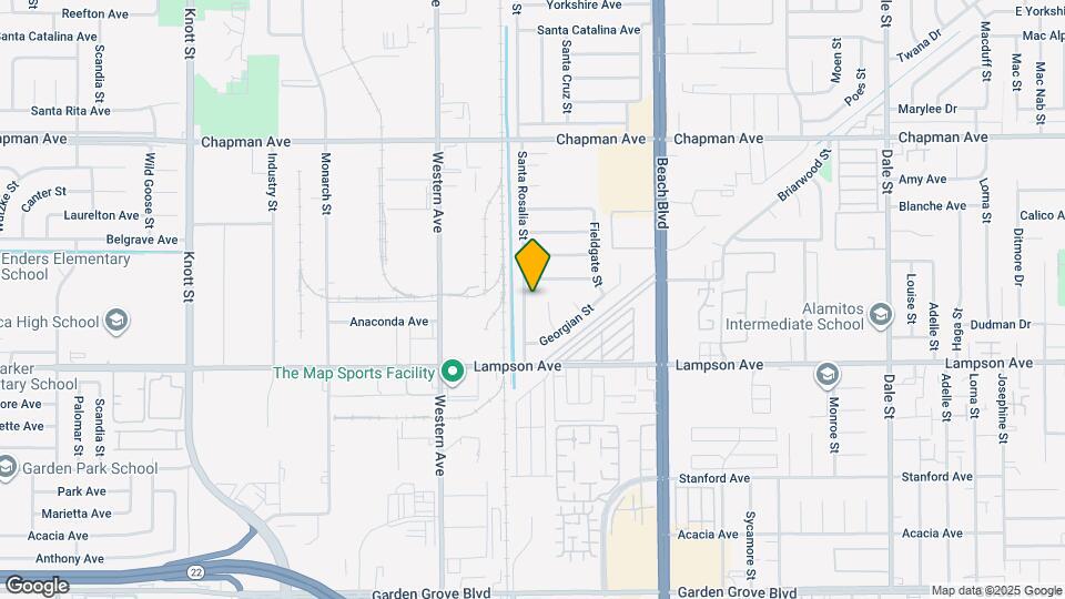 12332 Santa Rosalia St Map and Location Details
