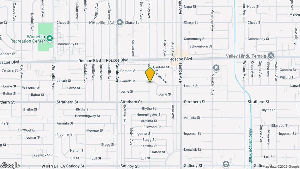 8124 Shirley Ave Map and Location Details