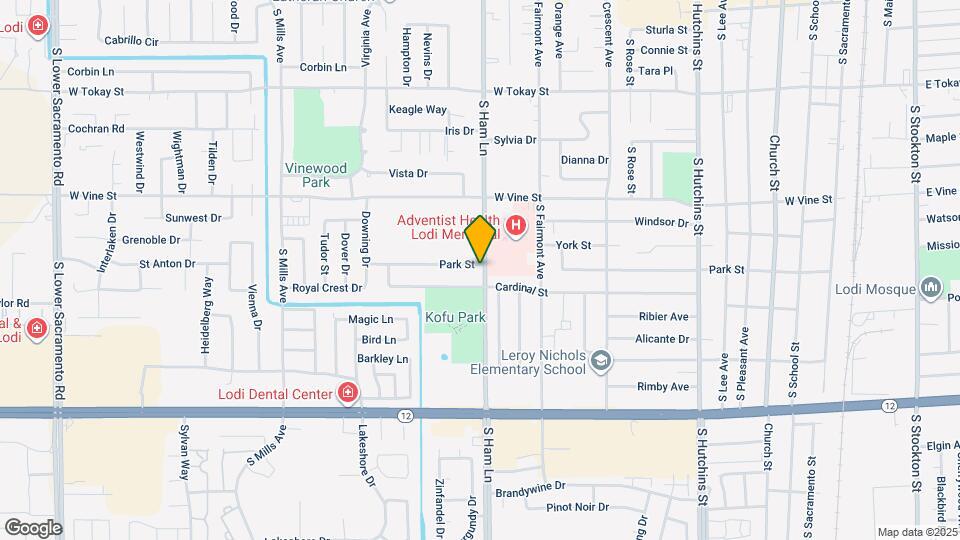 1101 S Ham Ln, Unit Duplex Mapa y Detalles de la Ubicación