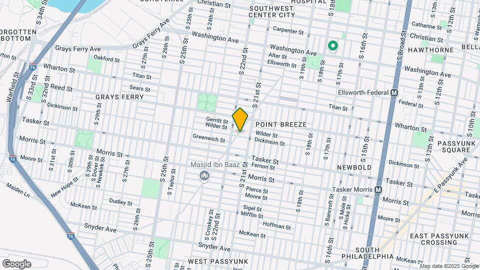 1453 Point Breeze Ave, Unit 3F Map and Location Details