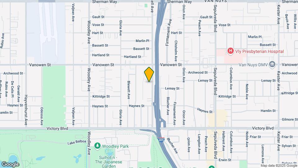 6651 Haskell Ave Mapa y Detalles de la Ubicación