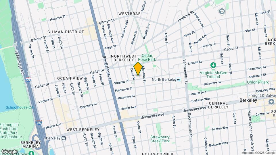 1217-1219 Virginia St Map and Location Details