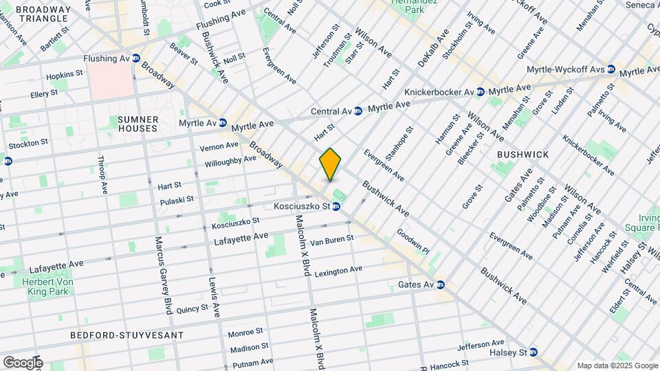 1140 DeKalb Ave, Unit 4B Mapa y Detalles de la Ubicación