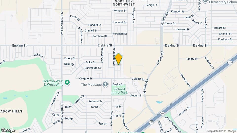 505 N Brentwood Ave Mapa y Detalles de la Ubicación
