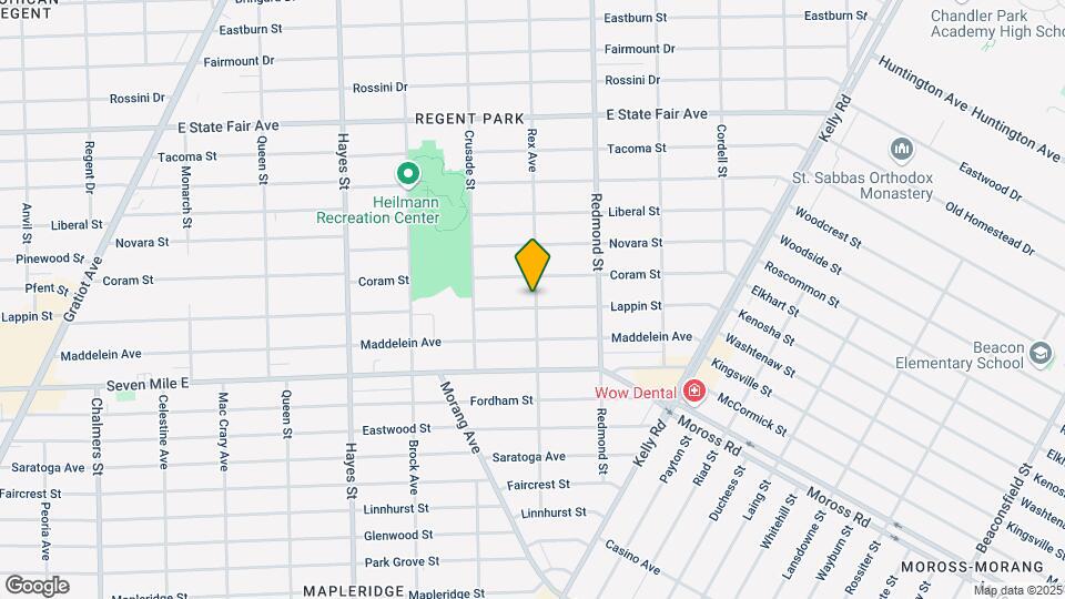 15717 Lappin St Map and Location Details