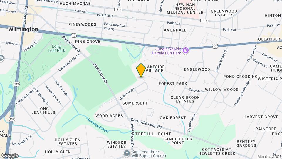 502 Brookforest Rd Map and Location Details