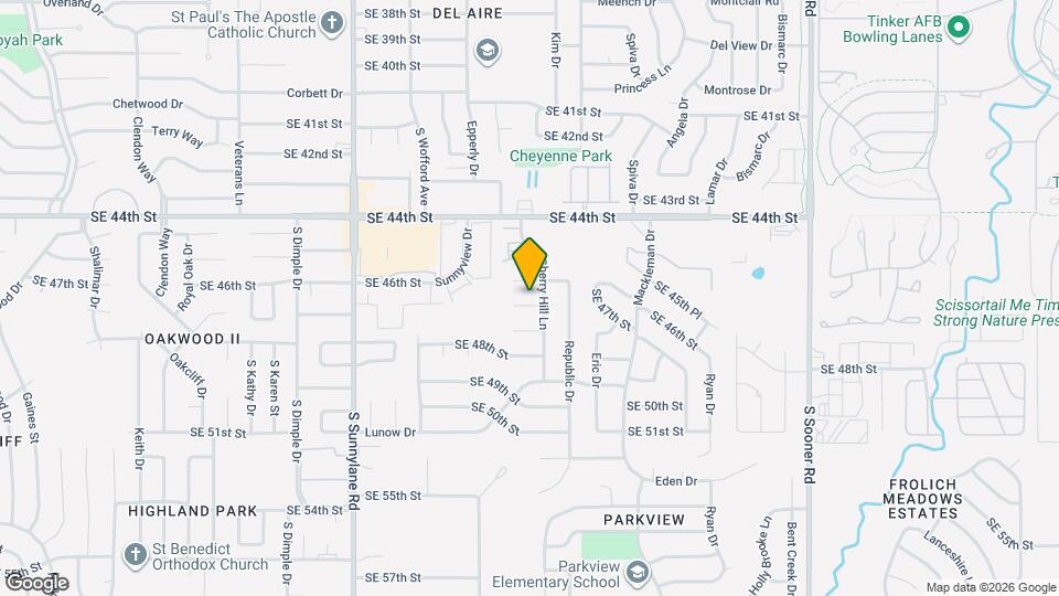 4721 SE 46th St Map and Location Details