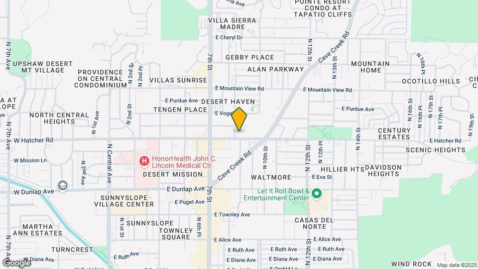 810 E Hatcher Rd Mapa y Detalles de la Ubicación
