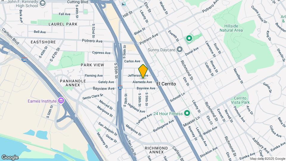 5823 Alameda Ave Map and Location Details