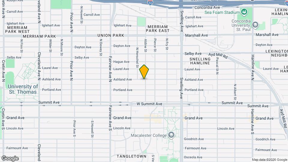 1704 Ashland Ave Map and Location Details