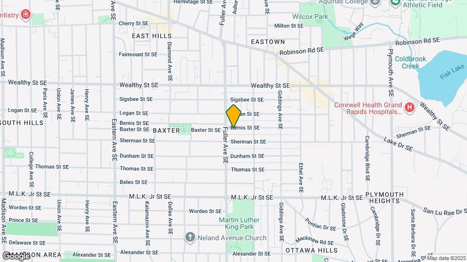 1216 Bemis St SE Map and Location Details