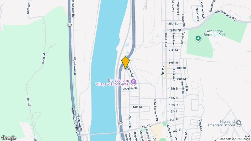 1655 Henrici St, Unit 1st Floor Map and Location Details