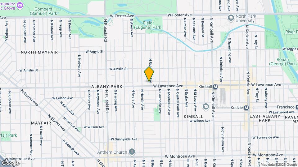 3734 W Lawrence Ave Map and Location Details