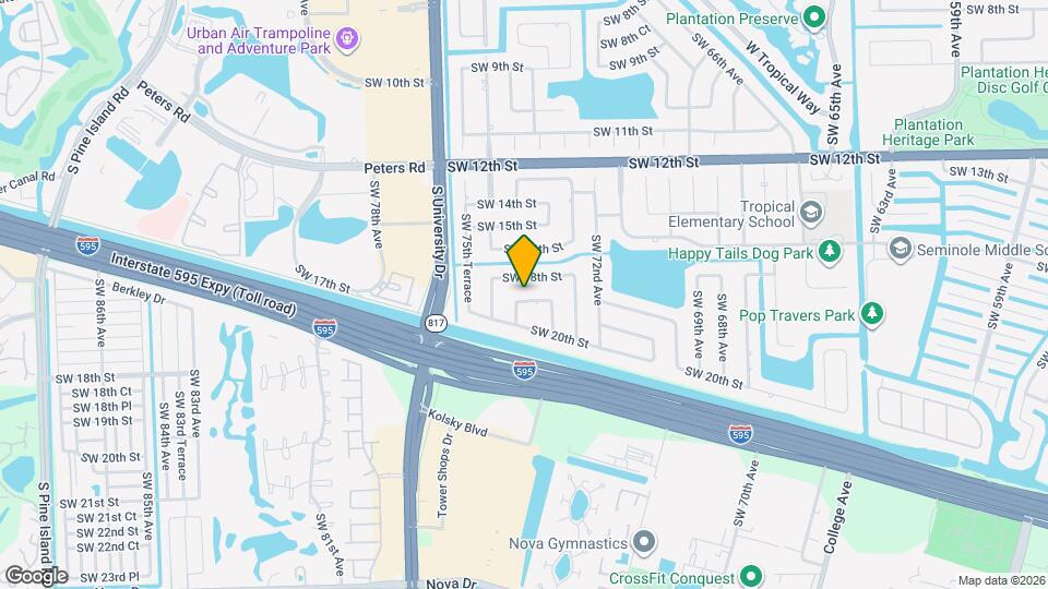 7441 SW 19th St Mapa y Detalles de la Ubicación