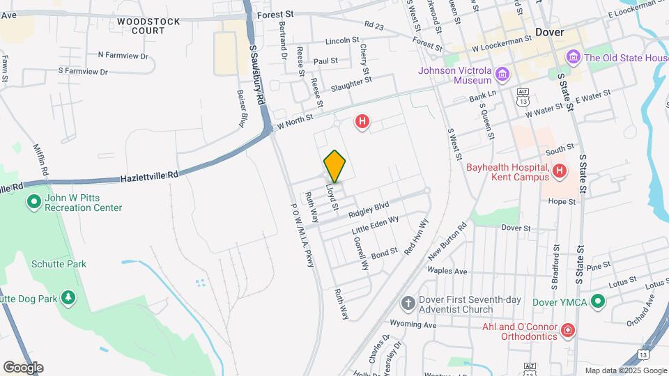 418 S Greenberry Ln Map and Location Details