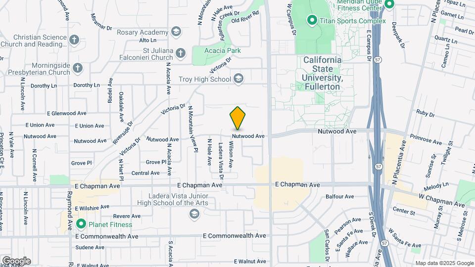 2231 Nutwood Ave Map and Location Details