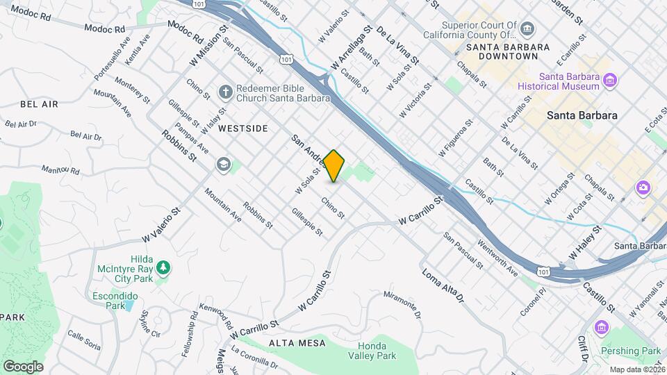 714 W Victoria St Map and Location Details