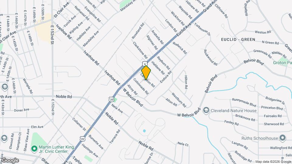 1856 Lampson Rd Map and Location Details