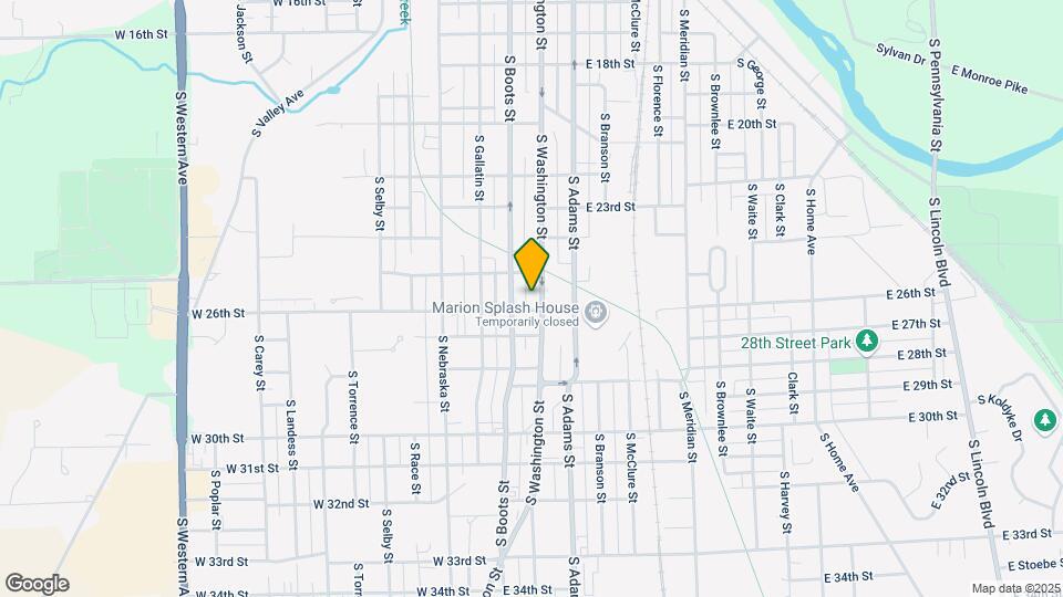 2516 S Washington St-Unit -3 Map and Location Details