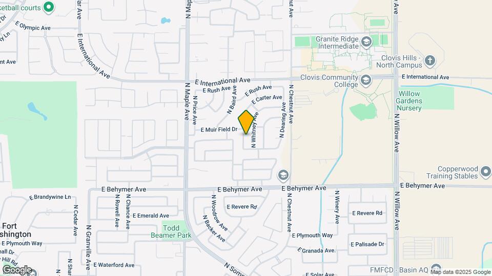 10244 N Sierra Vista Ave Map and Location Details