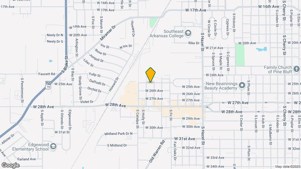 2804 W 25th Ave Mapa y Detalles de la Ubicación