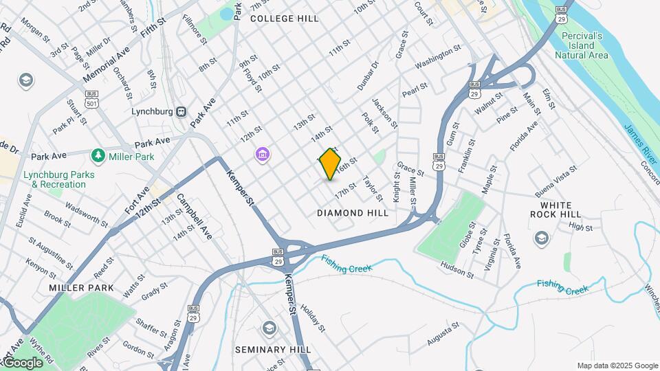 1610 Floyd St Map and Location Details