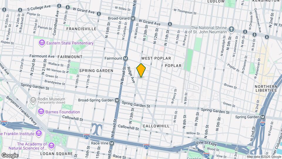 1224 Wallace St Map and Location Details